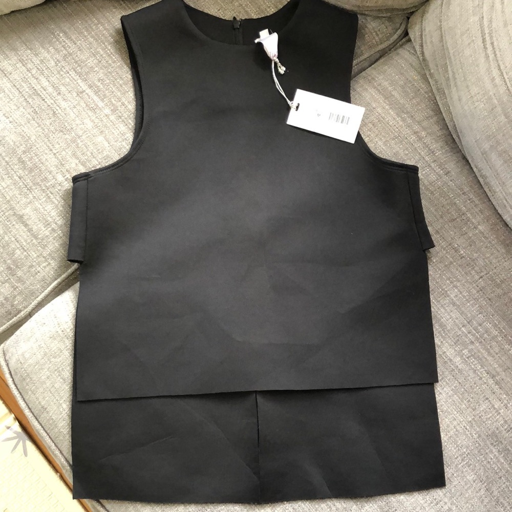 Ladies black top size medium